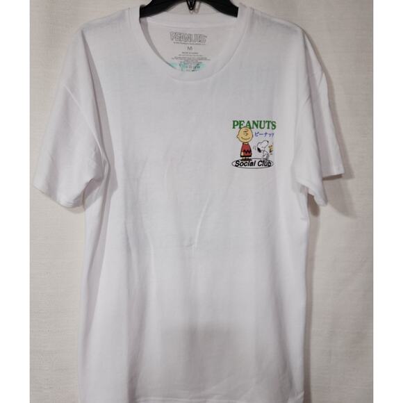 Snoopy and Friends social club men's medium white shirt - Picture 2 of 5
